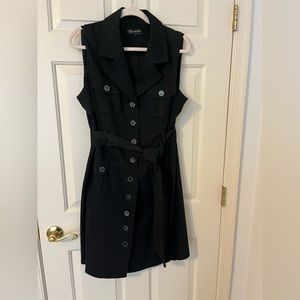 JONES NEW YORK Sleeveless black dress with pockets, size 18W